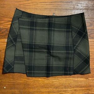 Plaid miniskirt
